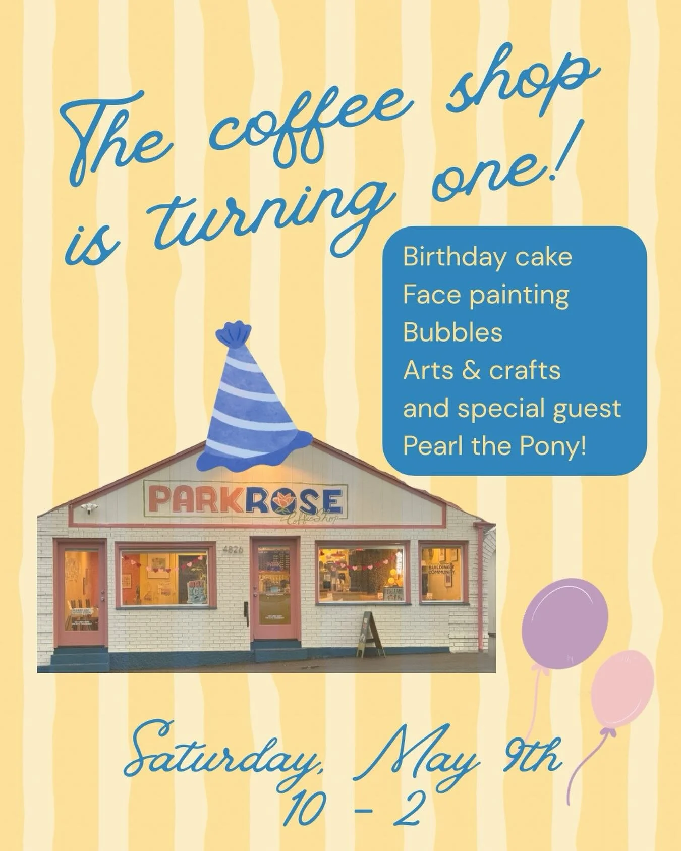 Parkrose Coffee Shop Turns 1!