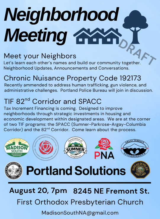 Neighborhood Meeting: Understanding the Nuisance Ordinance