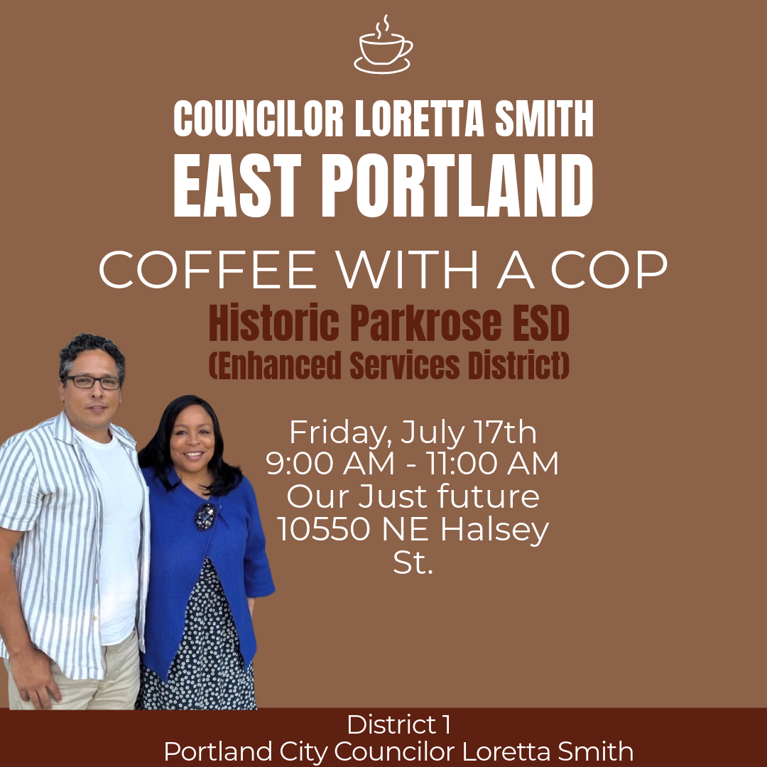 Coffee with a Cop - Parkrose Forward ESD ft. Councilor Loretta Smith
