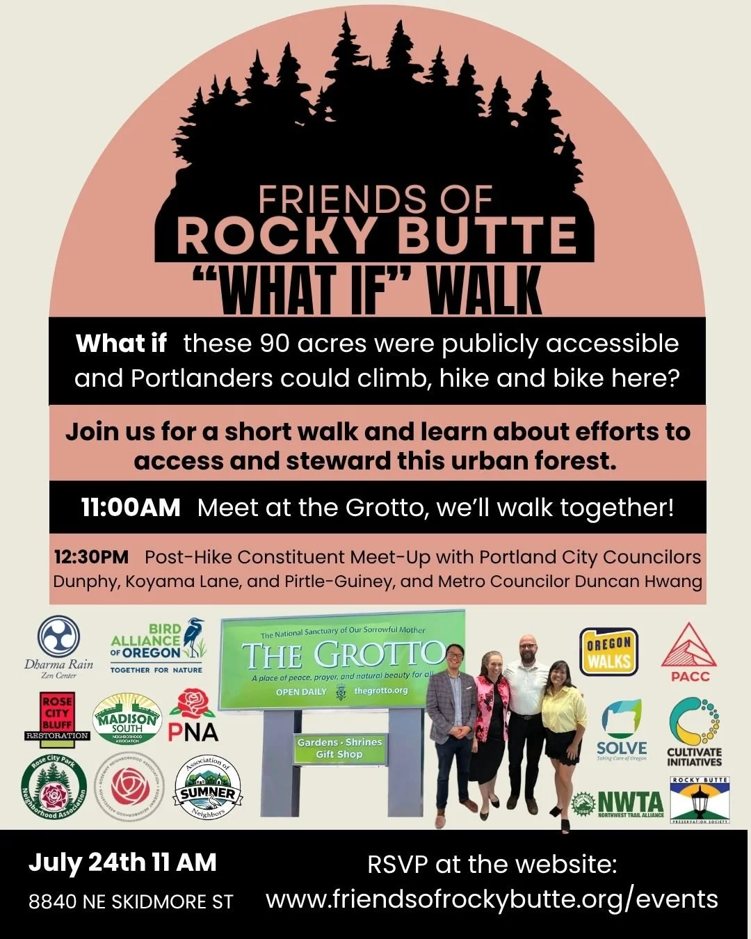 Rocky Butte Walk and Community Conversation