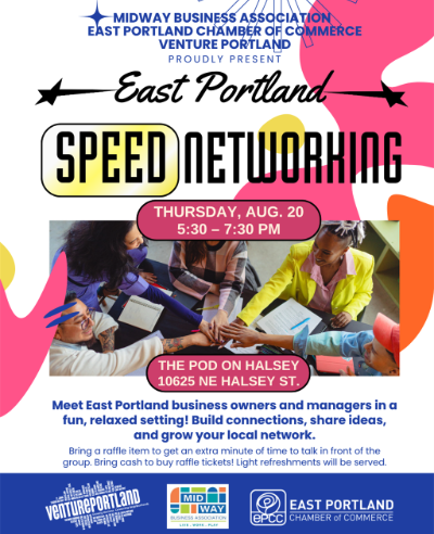 Speed Networking event with the Midway Business Association and Venture Portland