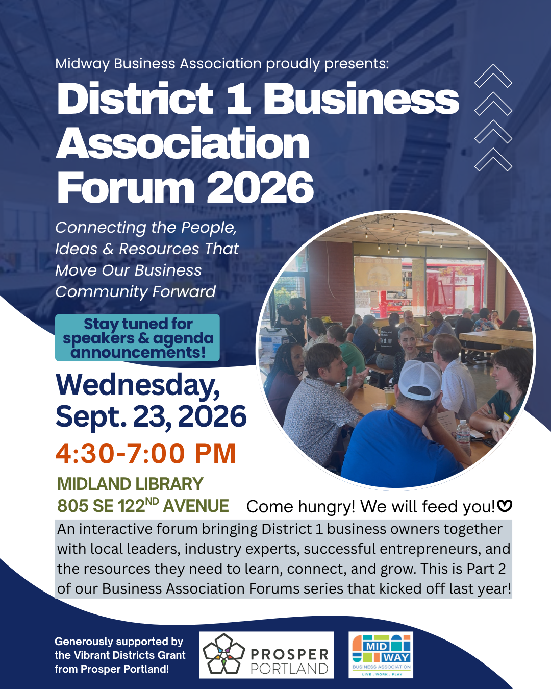 District 1 Business Association Forum 2026