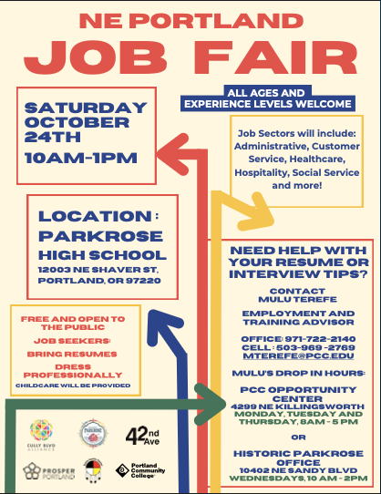 NE Portland Job Fair