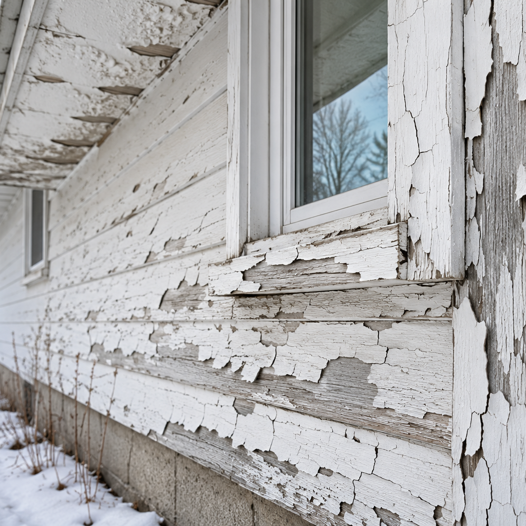 How Minnesota Winters Crack and Damage Exterior Paint