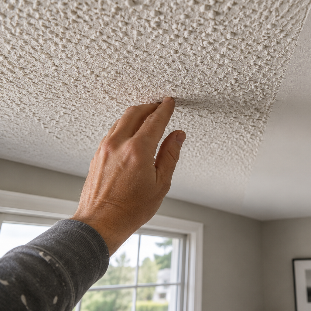 Popcorn Ceiling: Remove It or Skim Coat Over It?