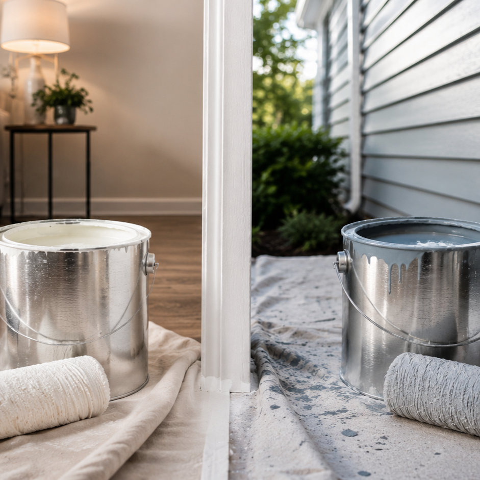 Interior vs Exterior Paint: Why You Can't Swap Them