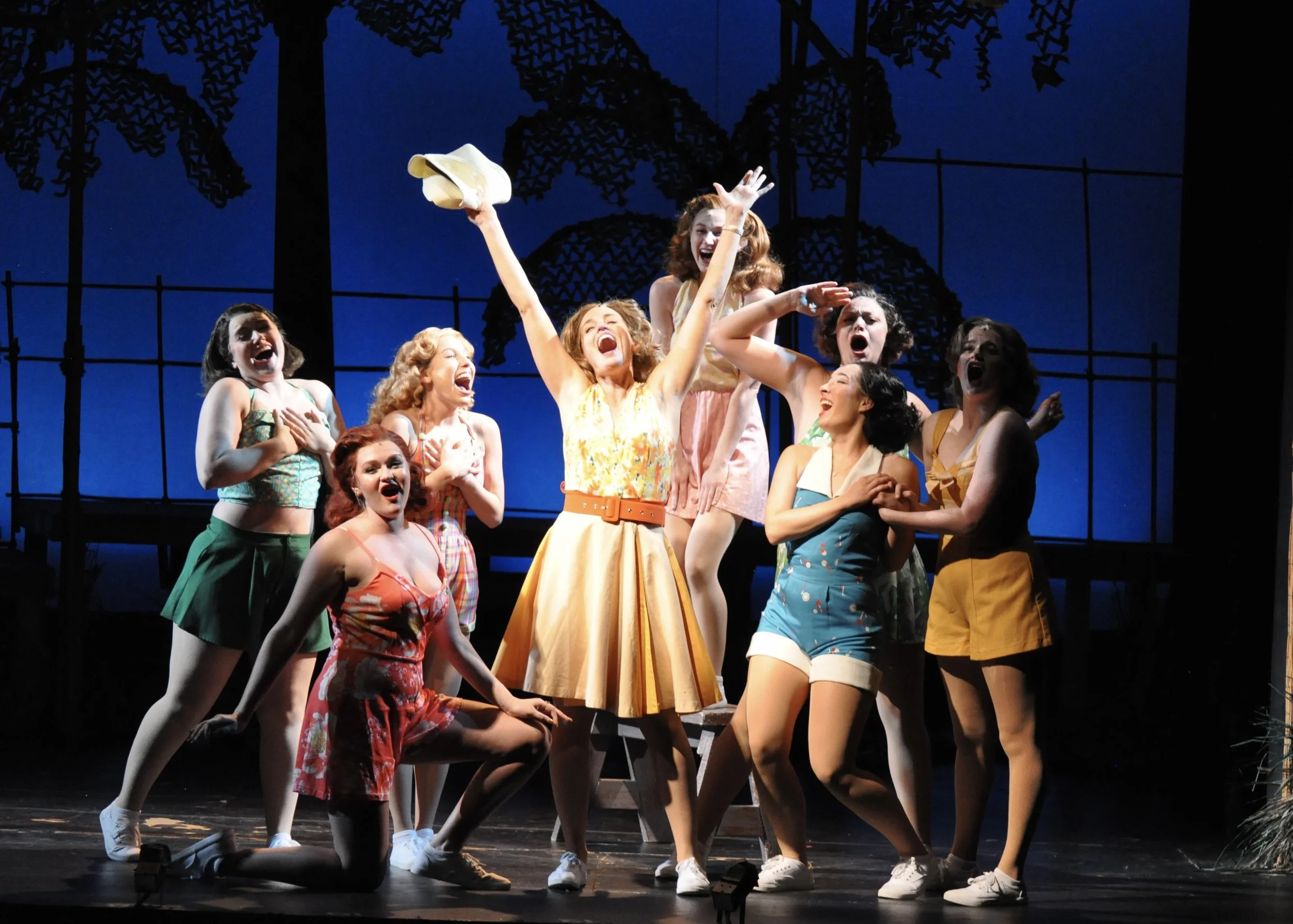 South Pacific, Ensemble (3rd from left): Reagle Music Theatre | Bob Pascucci Photography
