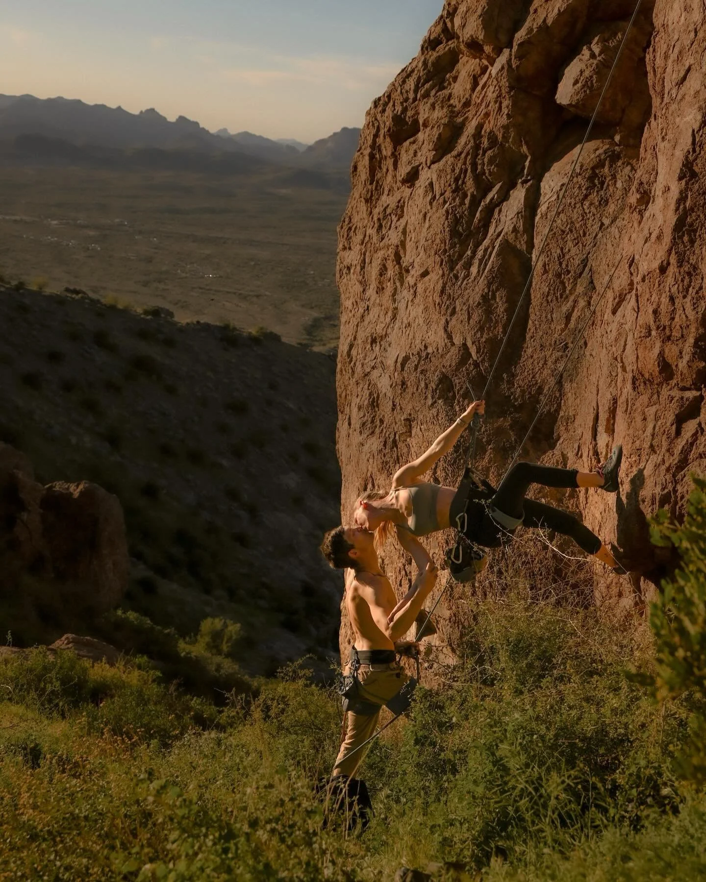love love love when my clients are down for something adventurous!!! Megan and Travis were the best company&hellip; even when our climbing shoot ended up with all the climbs being taken down 😭😭 but we worked with what we could and still made some m