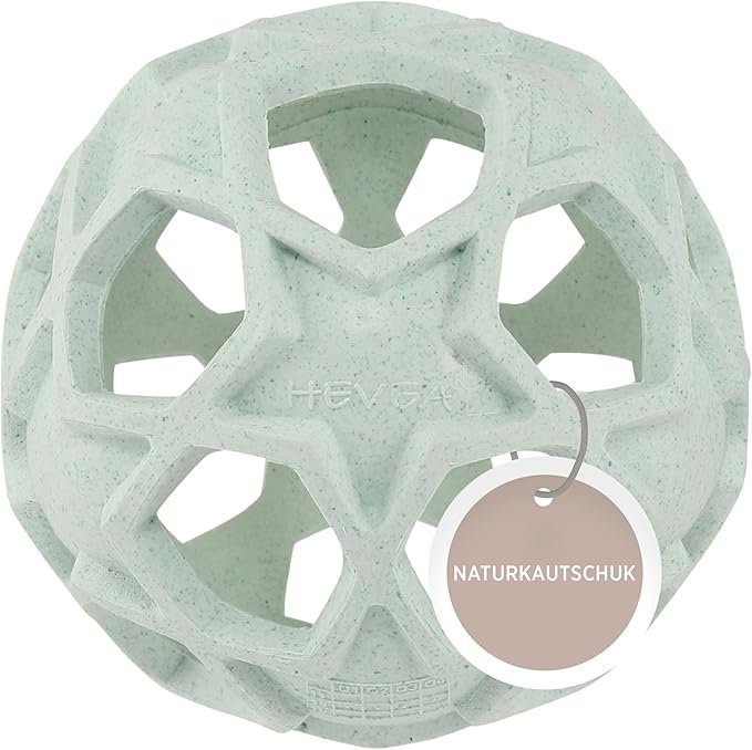 HEVEA Upcycled Star Ball Made from 100% Upcycled Natural Rubber Plant Based, Plastic-Free, Eco-Friendly, BPA-Free & FDA Approved
$21.99