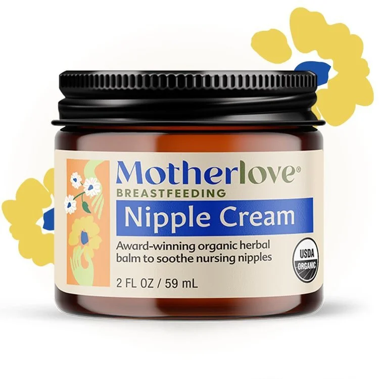 Motherlove Nipple Cream (2 oz) Organic Lanolin-Free Nipple Cream for Breastfeeding—Benefits Nursing & Pumping Moms $15.99