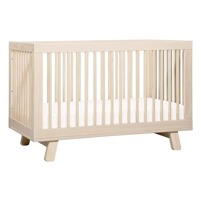 Babyletto Hudson 3-in-1 Convertible Baby Crib - GREENGUARD Gold Certified - Convertible Crib to Toddler Bed and Daybed - Baby Bed with 4 Adjustable Heights - Wooden Crib - Washed Natural $499.00