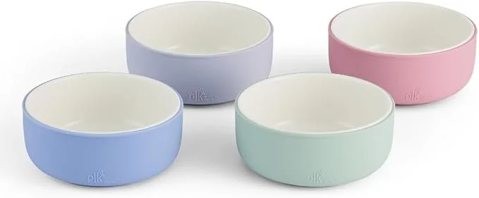 Elk and Friends Kids Porcelain Bowls with Silicone Sleeve | Kids/Toddler/Baby Feeding | Microwave & Dishwasher Safe | Non slip | Cereal/Soup/Snack Dishes & Dinnerware
$33.99
