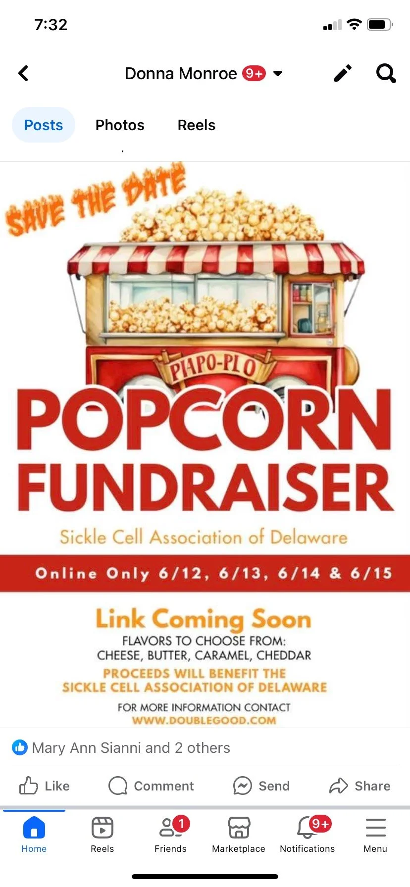 Popcorn fundraiser