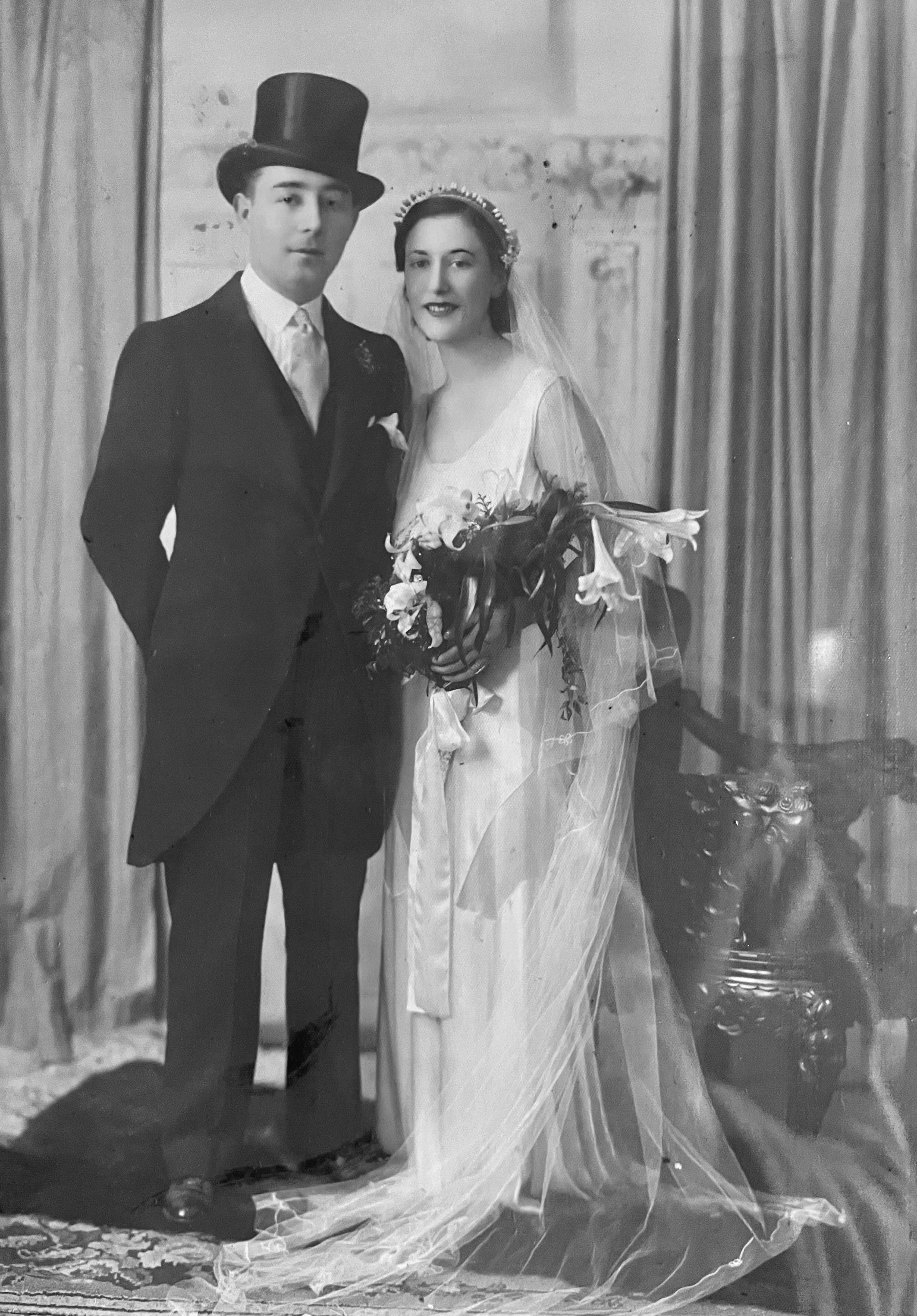 Hyacinth & Isaac Goldberg - Great-Grandparents of the Groom