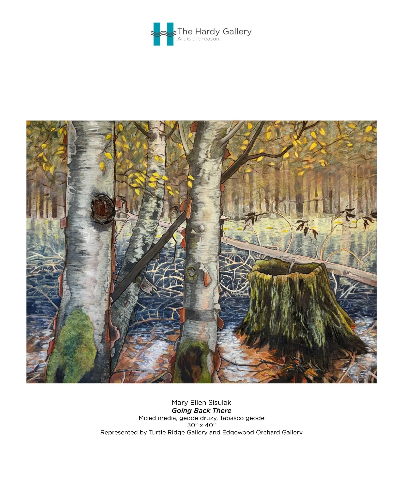 "Door County has an often forgotten side that resides in the northern peninsula and the Mink River Estuary. My work is inspired by this lack of exposure and seeks to illustrate the beauty of the area. The subjects are personal to me but also uni