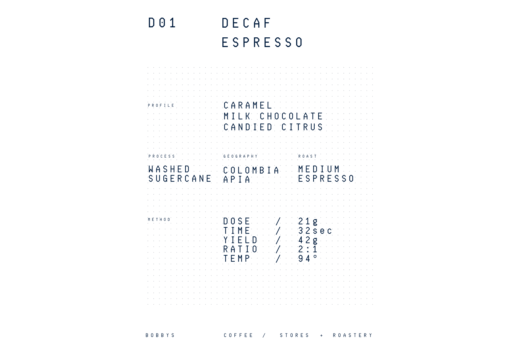 decaf espresso
