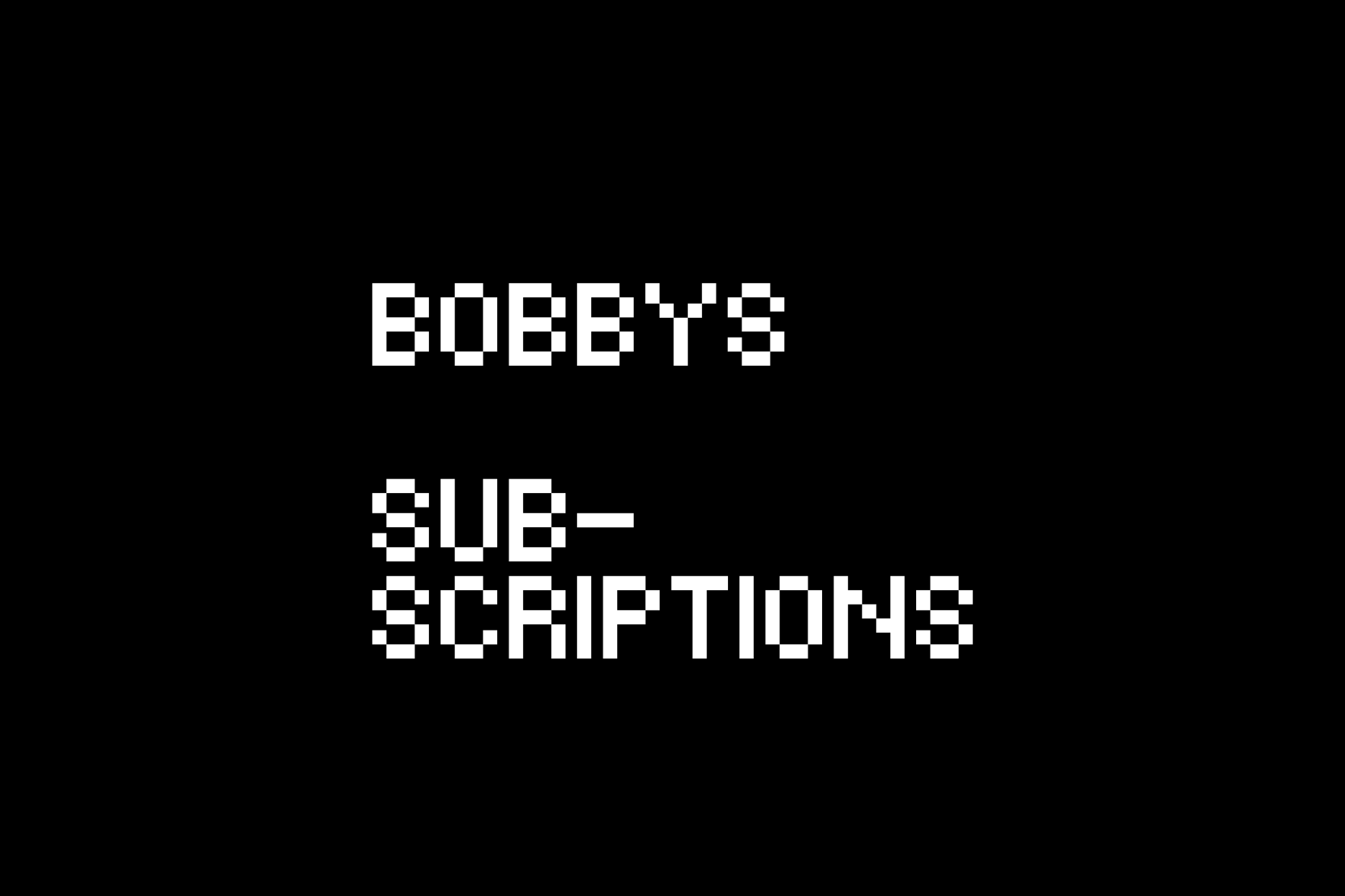 COFFEE SUBSCRIPTIONS