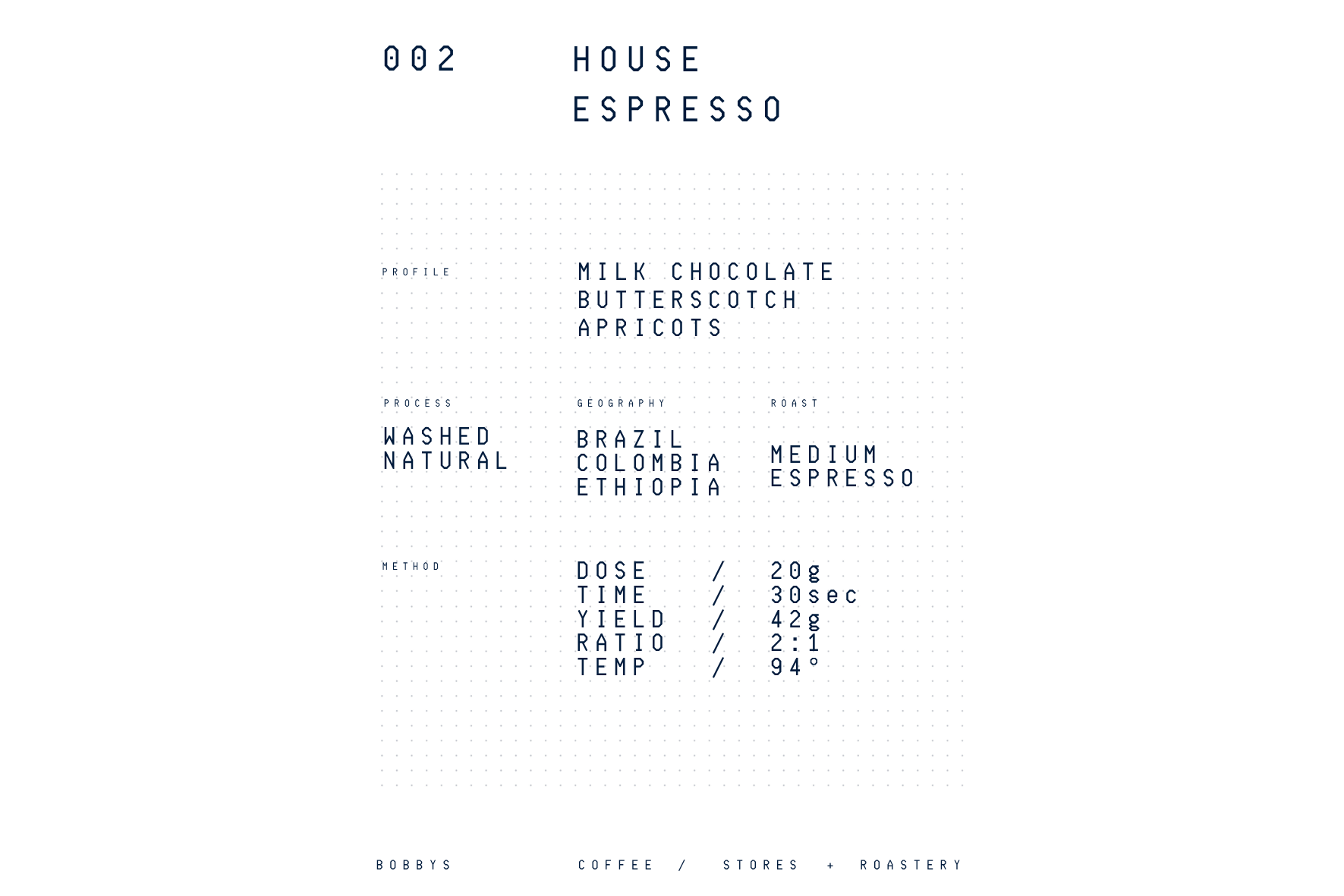 house espresso