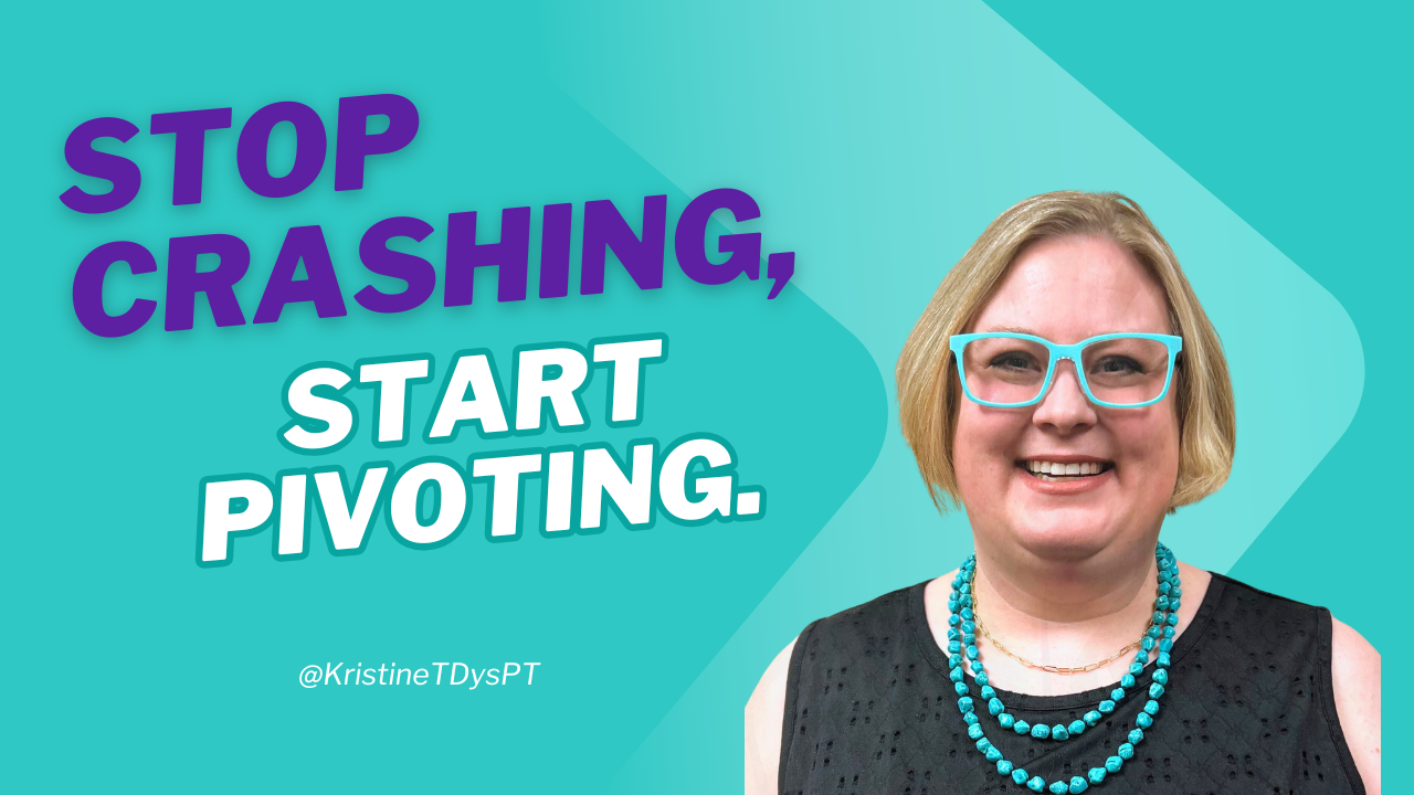 Stop Crashing, Start Pivoting