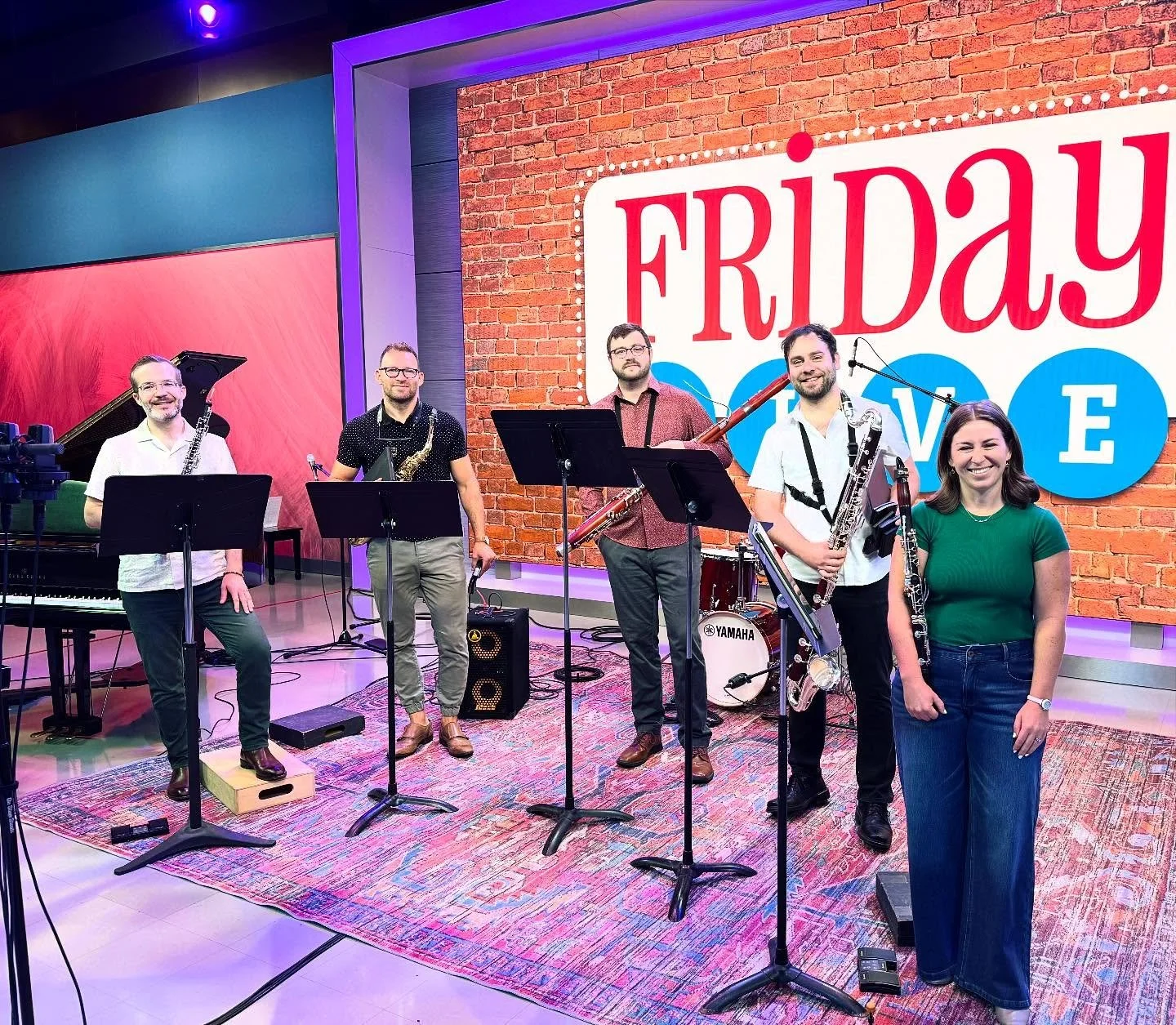 🎙️Thanks @nebraskapublicmedia @npr for having us on your Friday LIVE broadcast this morning to perform and chat for your studio audience and national listeners! We can&rsquo;t wait to make our Nebraska debut tonight with the Arts for the Soul series