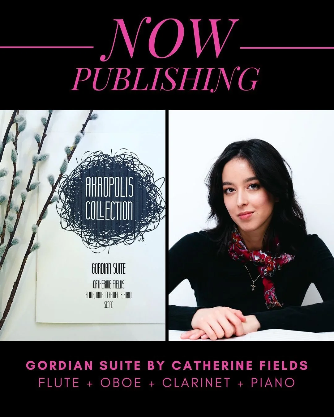 The Akropolis Quintet announces the release of Gordon Suite by @catherinefieldsmusic!

Learn more and purchase the sheet music: akropolisquintet.org/store/sheet-music

This piece was commissioned by the Akropolis Reee Quintet for the 2024 Akropolis C