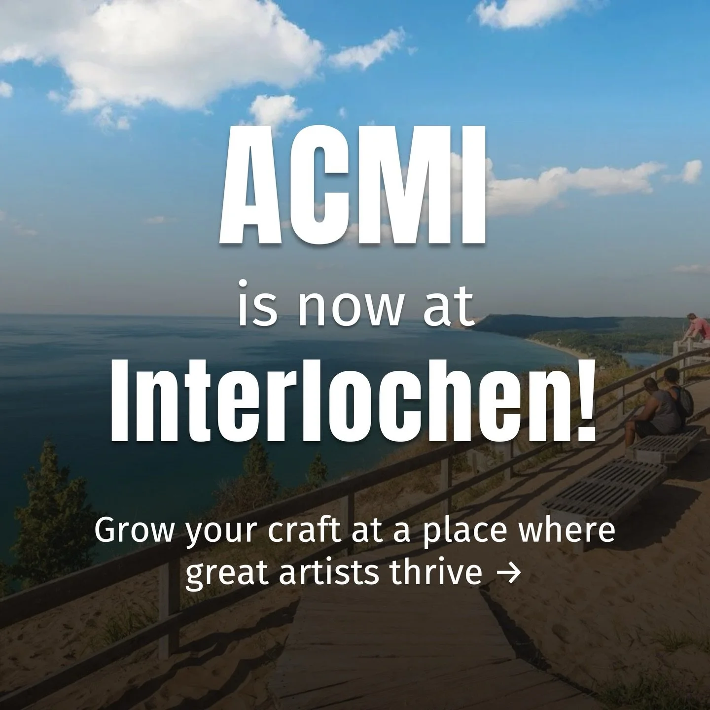 @interlochenarts has shaped world-class artists for generations. Now, ACMI joins that legacy, with a dedicated week of chamber music, mentorship with Akropolis, and creative community at one of the nation&rsquo;s most inspiring arts environments. ￼

