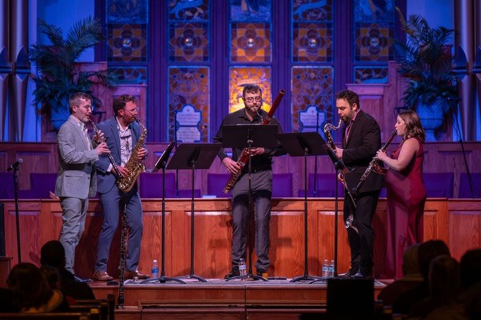 🎶 First tour of 2026 is in the books! Here are some fabulous photos from our @troyartscouncil concert this past weekend. Thanks @joeymphotos for these wonderful pictures and to everyone who came to our concert! 

#oboe #clarinet #saxophone #bassclar