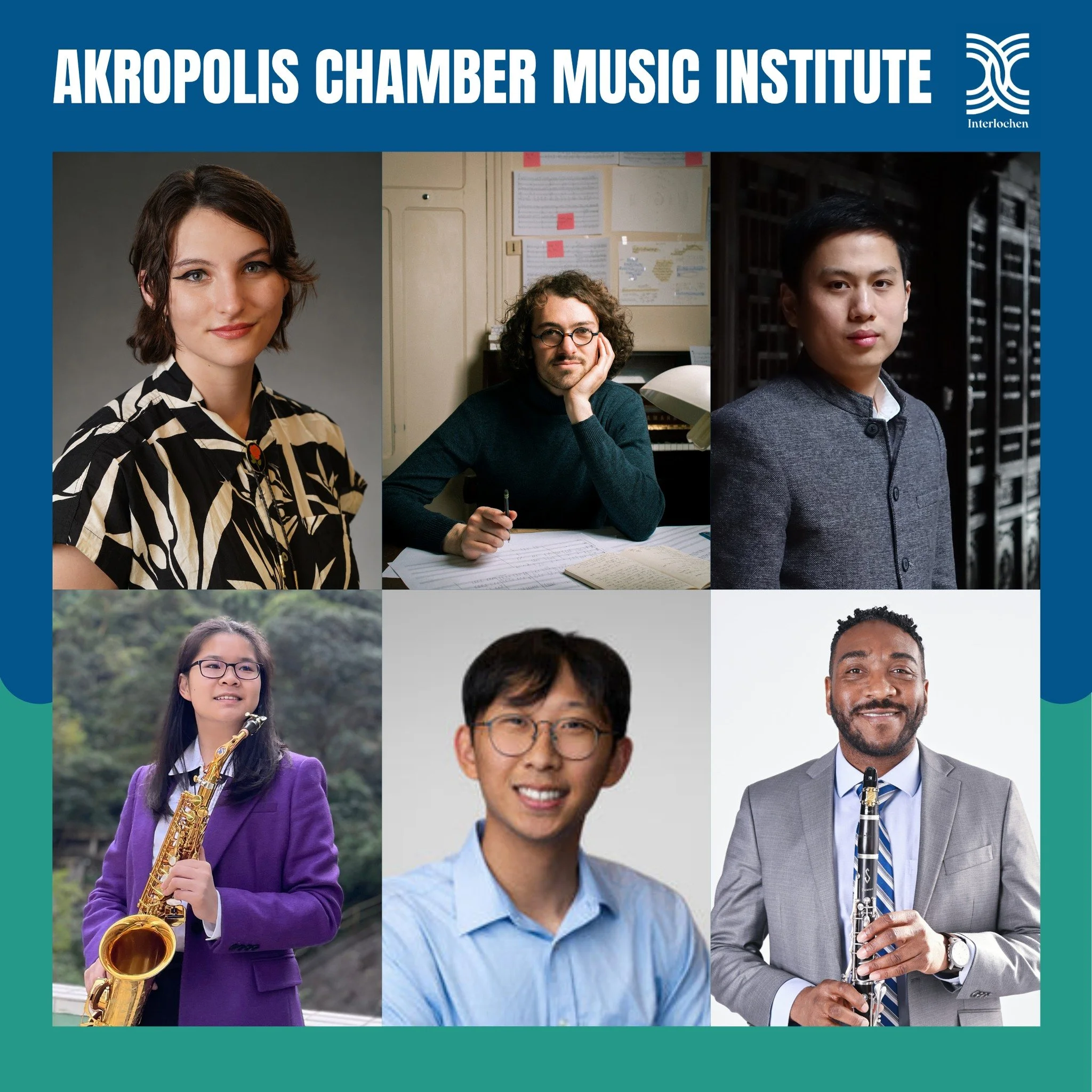 Meet the 2026 Akropolis Chamber Music Institute Artists! 

After receiving over 140 applications from incredibly talented artists both nationally and internationally, please extend a HUGE congratulations to the 27 performers and 5 composers who have 
