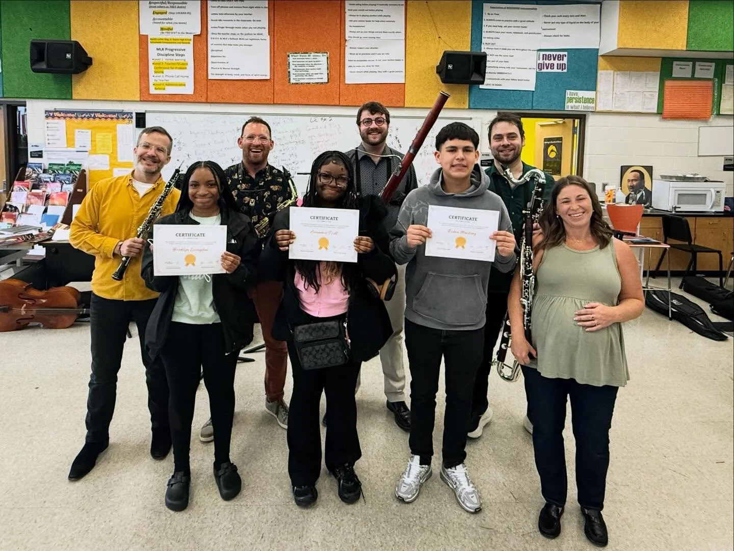 🎶 That&rsquo;s a wrap on our 25/26 residency with Cass, King, &amp; DSA high schools in Detroit! A MASSIVE congratulations to the 22 students who worked with us and our fabulous teaching artists @mattie_tvc15 @kurtonharrison3 throughout the entire s