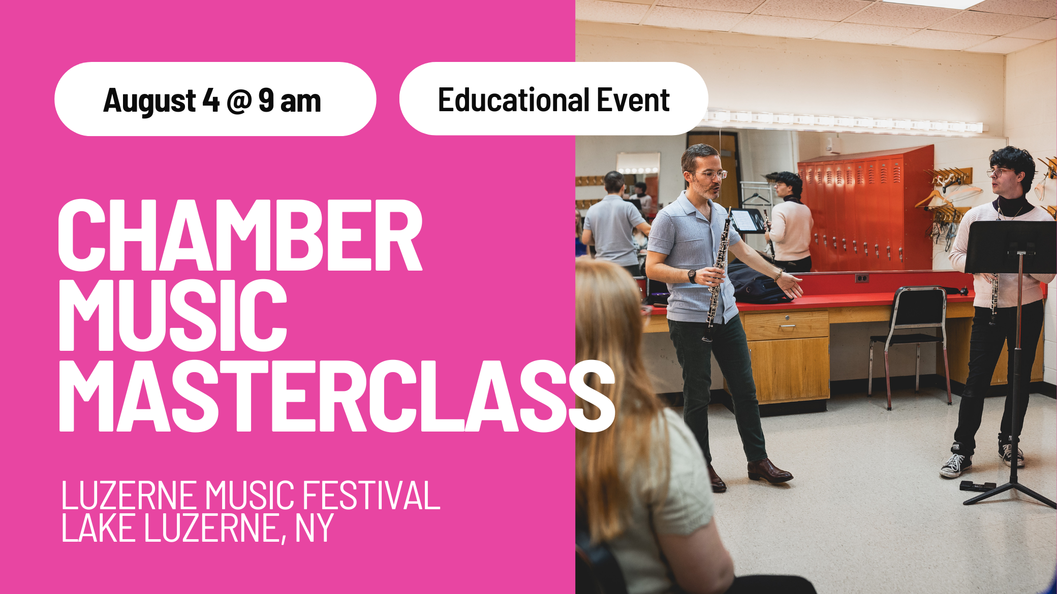 Luzerne Music Festival: Master Class