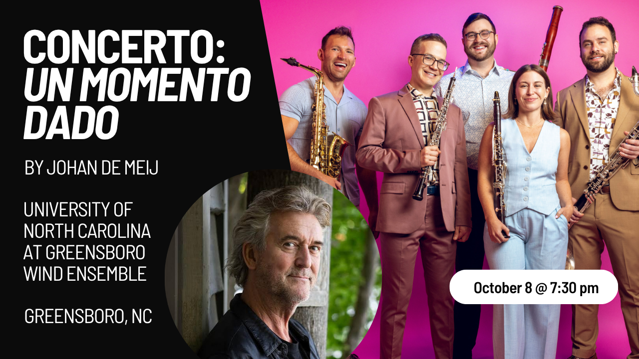 Un Momento Dado by Johan De Meij: Concerto with UNCG Wind Ensemble