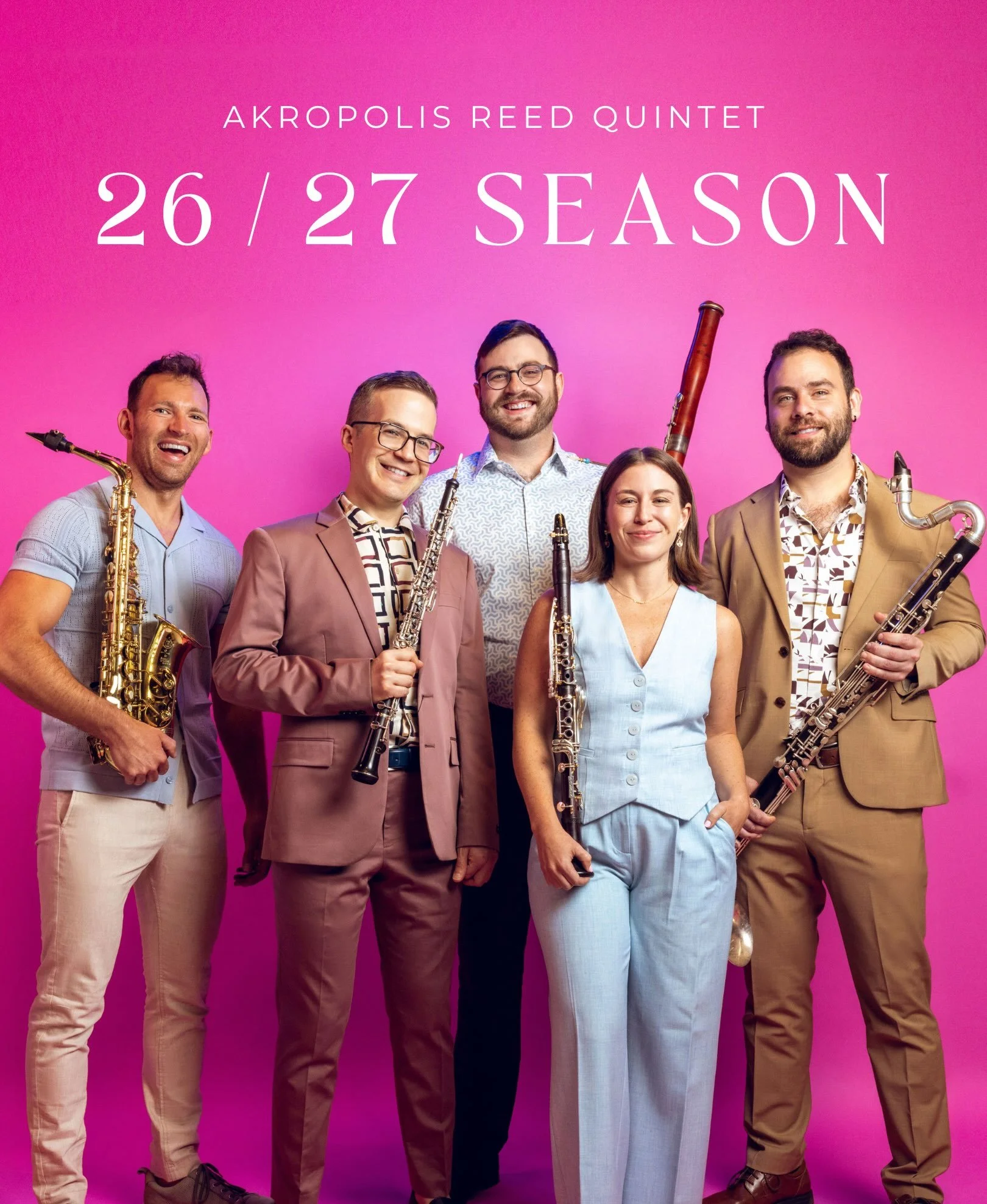 🎉Announcing Akropolis&rsquo; 26/27 Season!!

With stops in 14 states, Akropolis&rsquo; 18th season is here! With over 40 concerts with luminary series and touring the GRAMMY&reg; Award-winning Are We Dreaming The Same Dream?, we can&rsquo;t wait to 