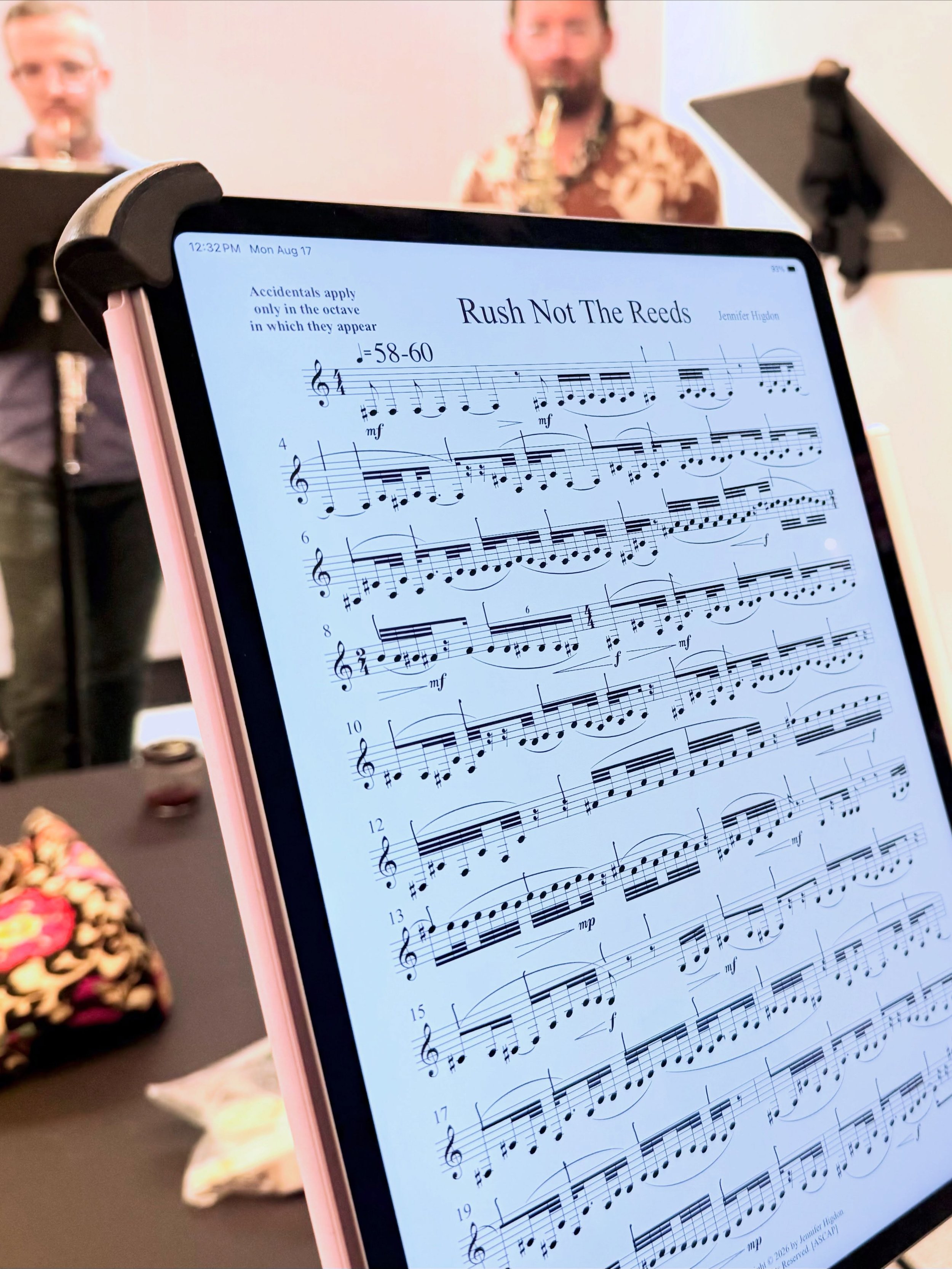 This is a big one! 🔥🎶🎷 @jenniferhigdon1 #rushnotthereeds

We are beyond excited to be giving the world premiere performance of Rush Not The Reeds this month at @chambermusictulsa on September 19th! 

Jennifer&rsquo;s first ever reed quintet, she w