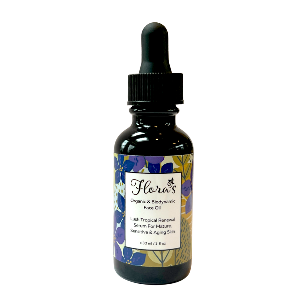 Flora's Organic & Biodynamic Face Serum — Flora's Cottage Spa