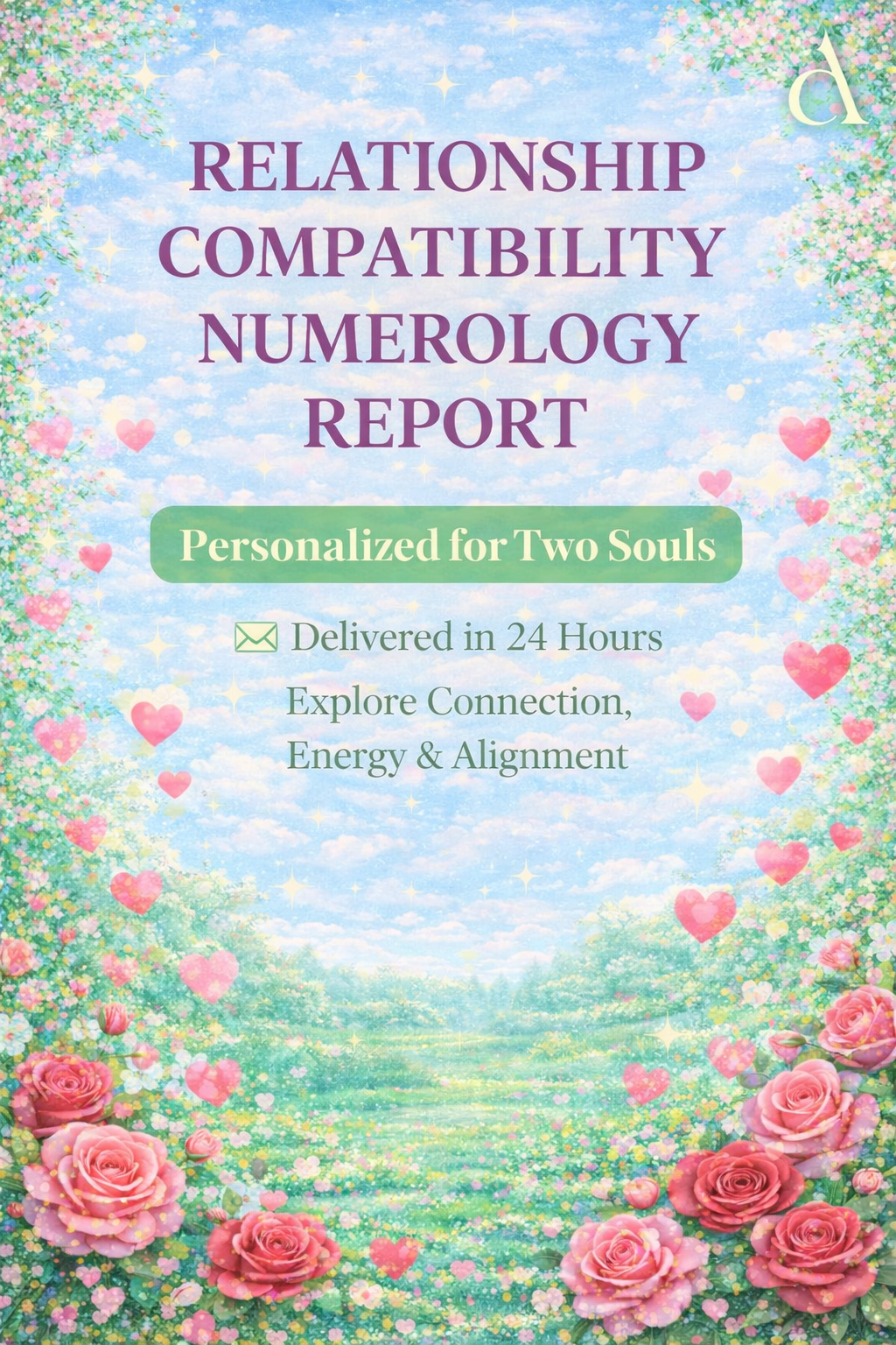 Relationship Compatibility Numerology Report – Personalized Love & Soul Connection Reading – 20 Page PDF