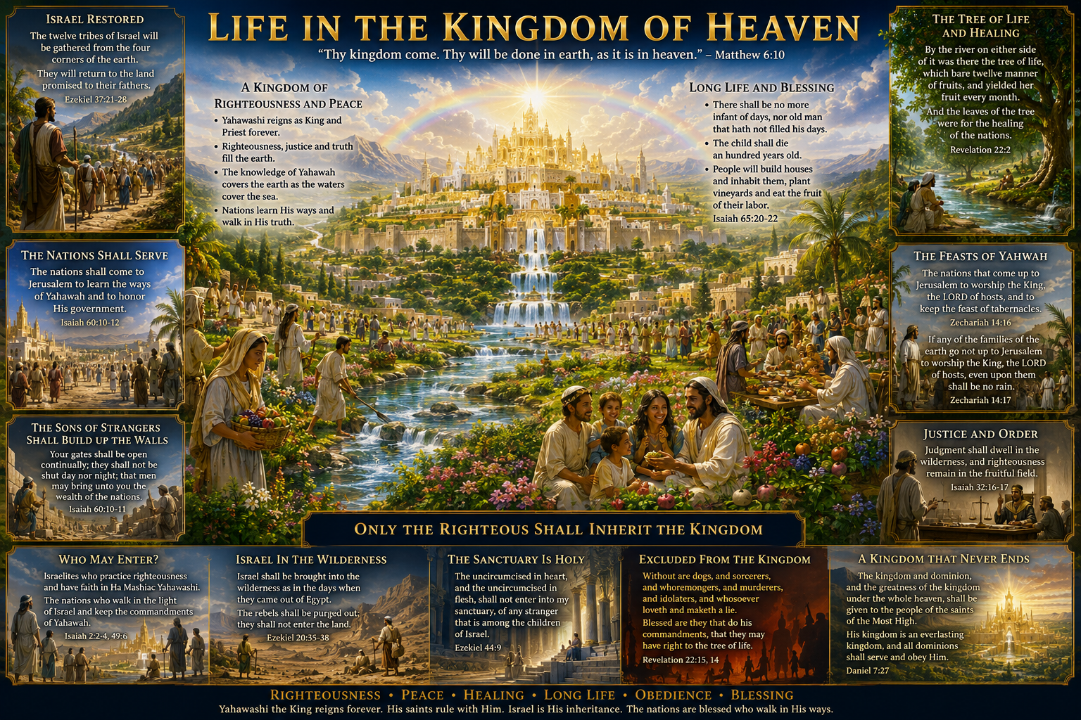 Life in the Kingdom of Heaven on earth