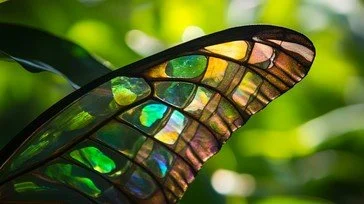 Wings of Becoming: A Butterfly Wing Art Series
