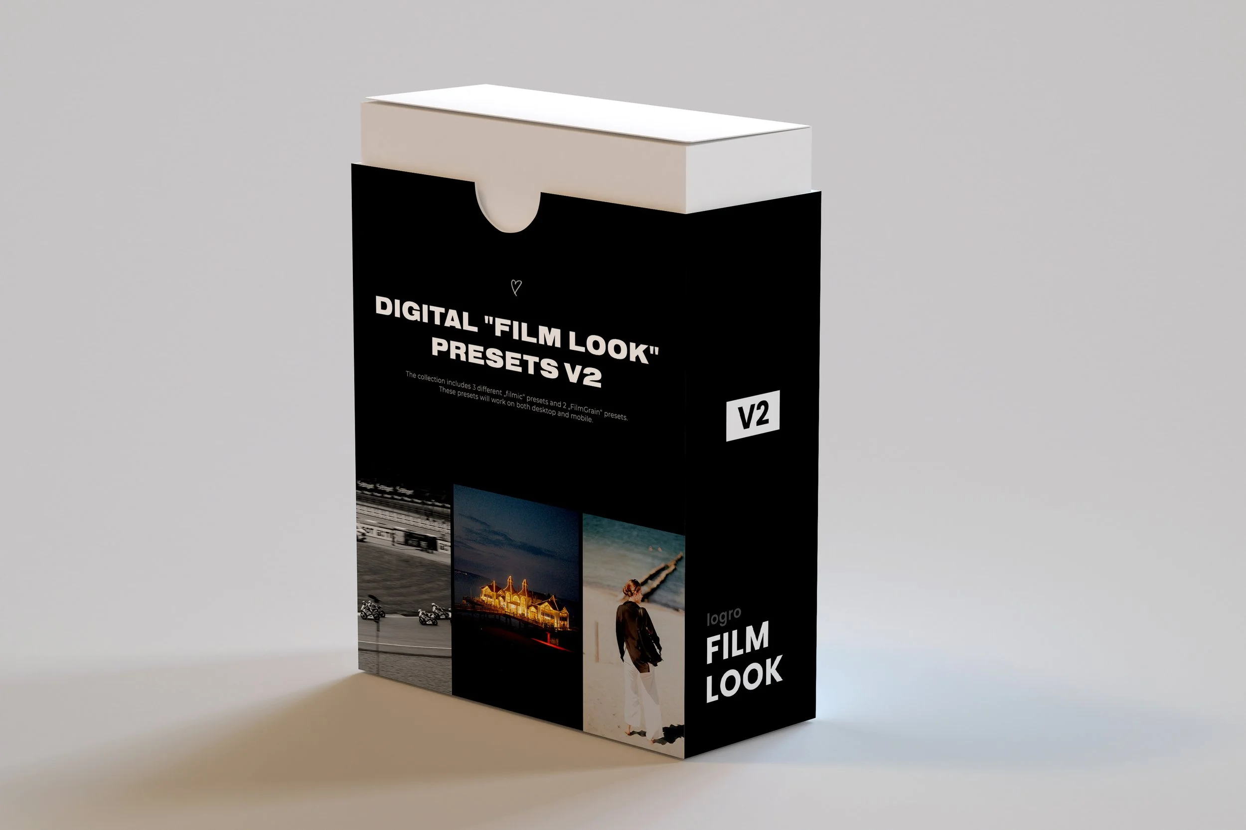 LOGRO "Digital Film Look V2" Analog Presets for Lightroom