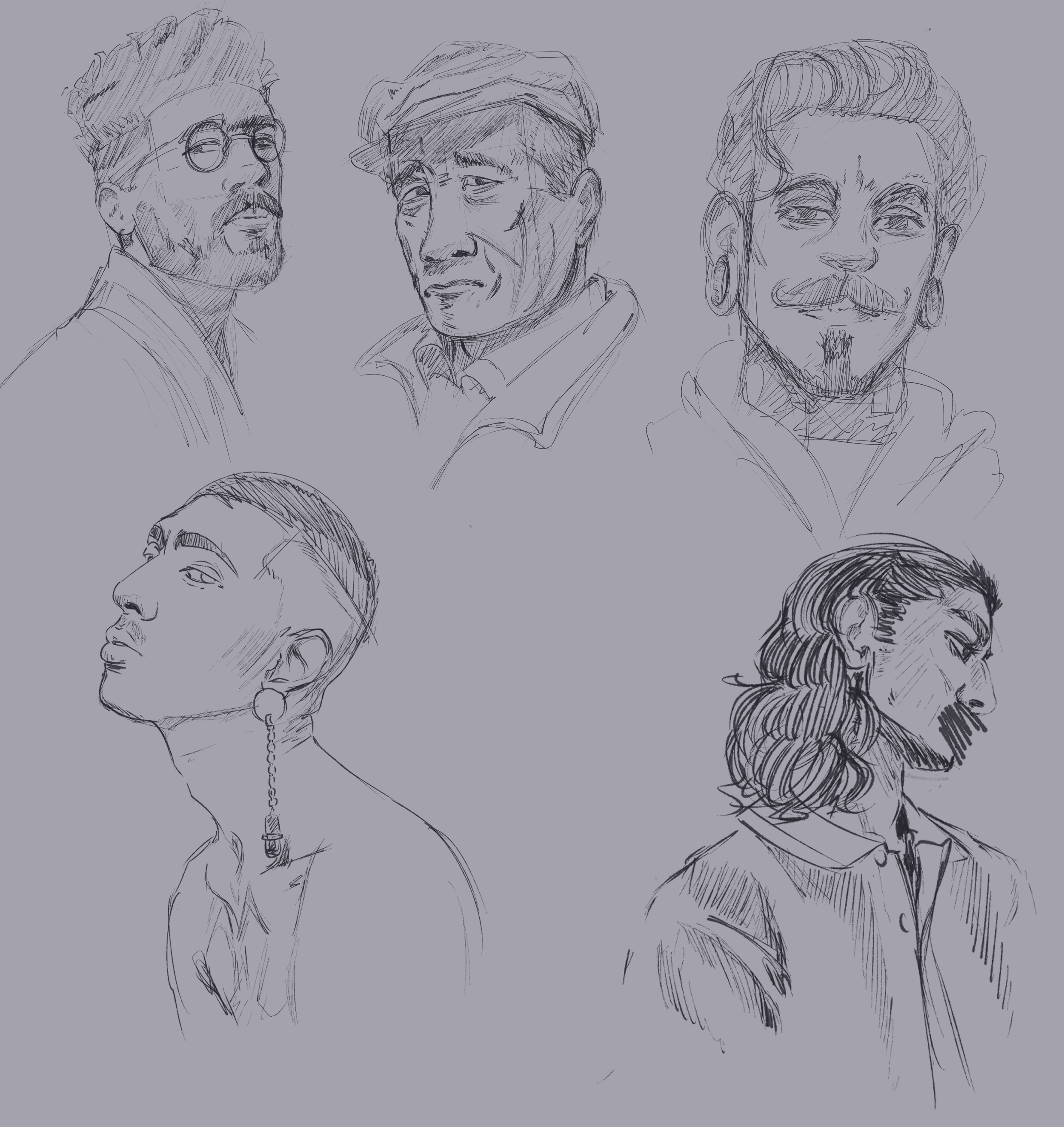 Facial structure studies