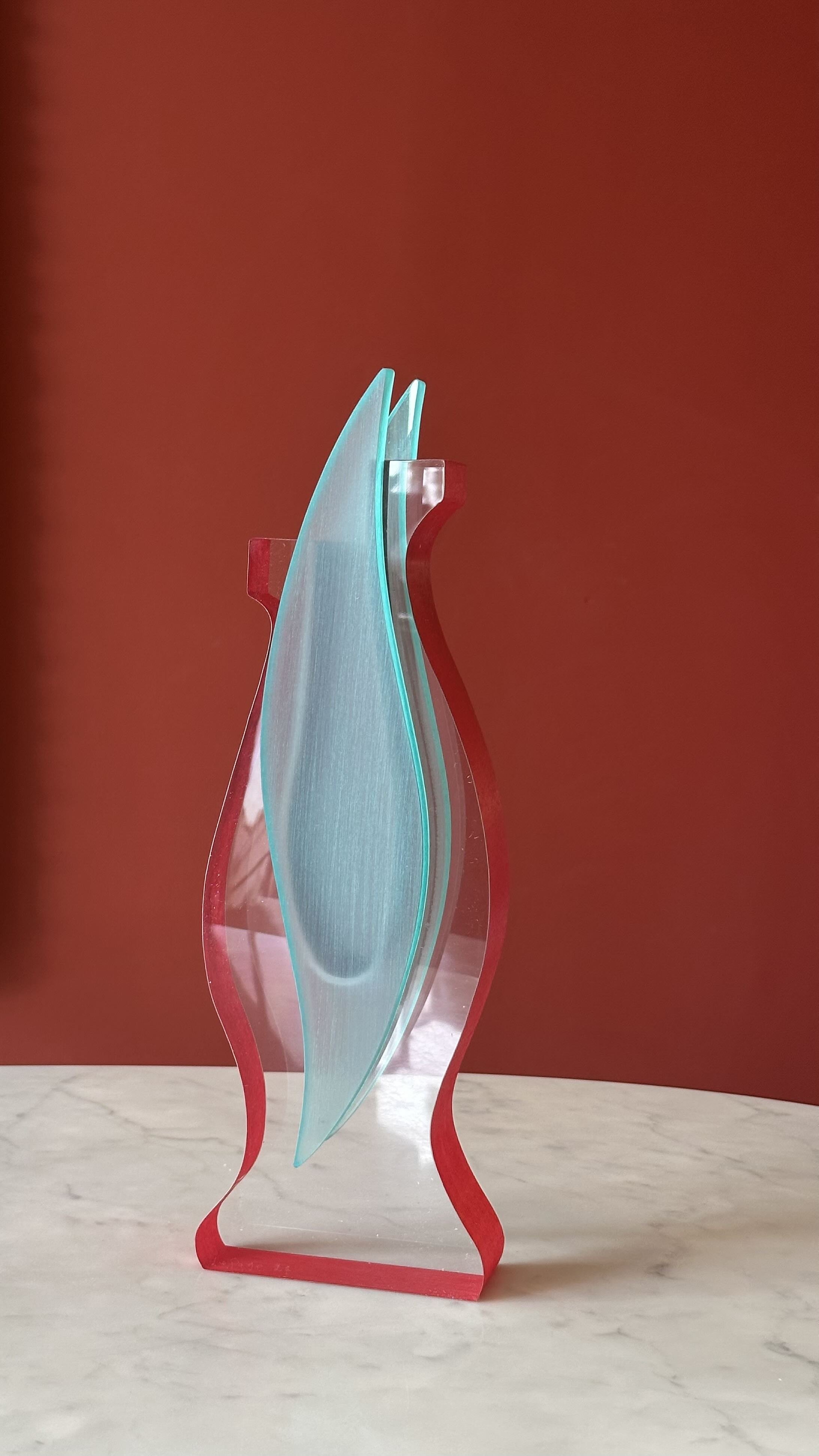 Coca Cola Glass Bottle Trophy