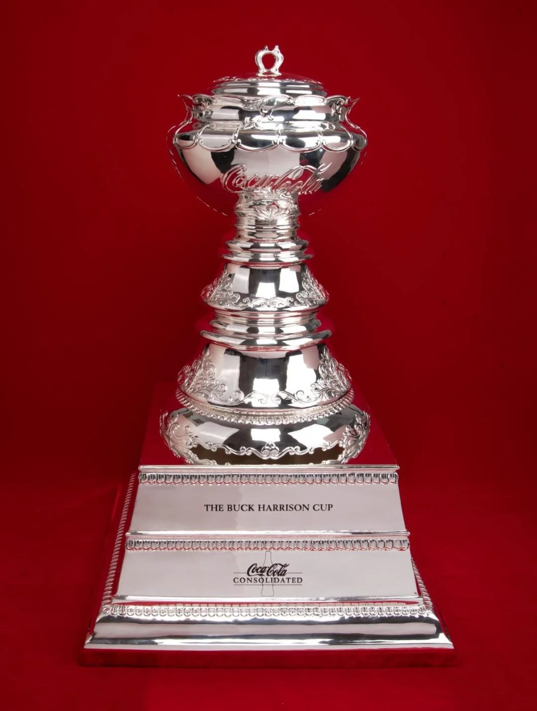 Custom Silver Trophy Created for Coca-Cola