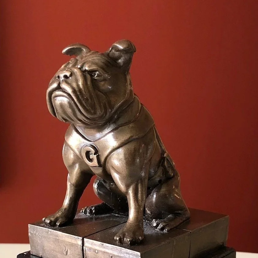 Custom Bronze Mascot Sculpture of Georgetown Hoyas