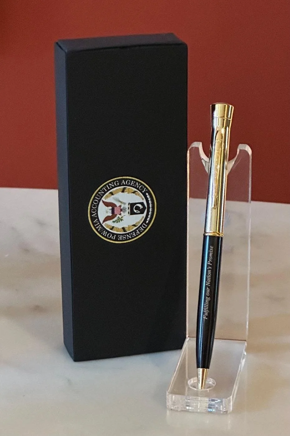 Custom Pen Created for the Defense POW/MIA Accounting Agency