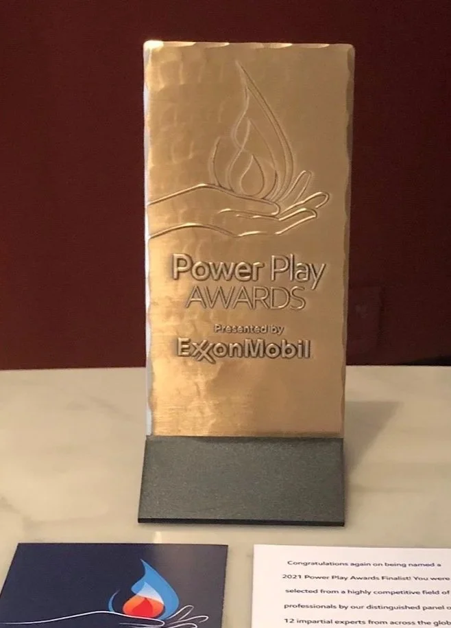 Forged Bronze Award created for ExxonMobil