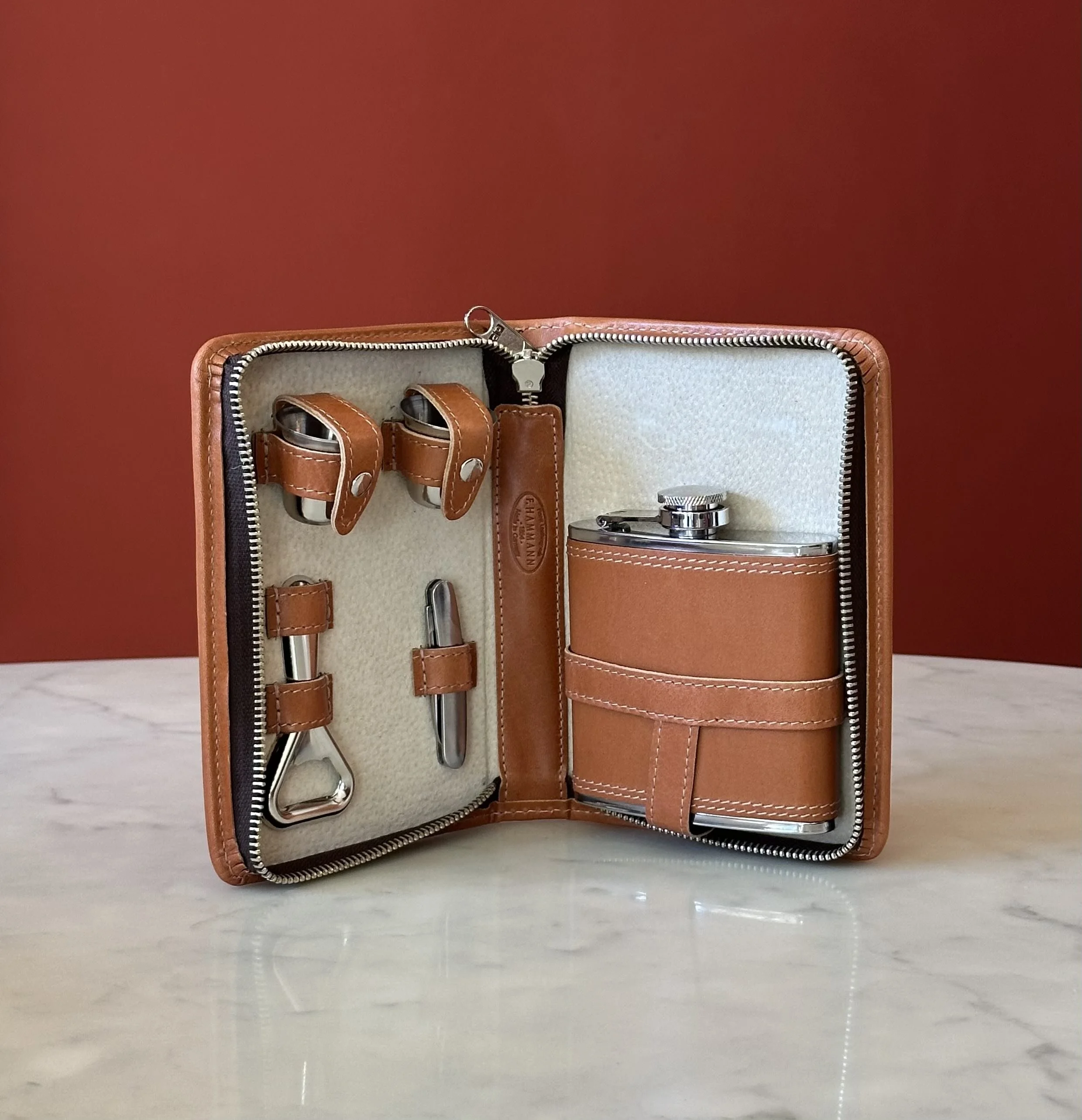 Handmade Leather Cocktail Set