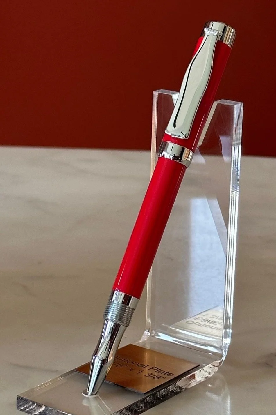 Custom Pen created for Coca-Cola with Contour Bottle Clip