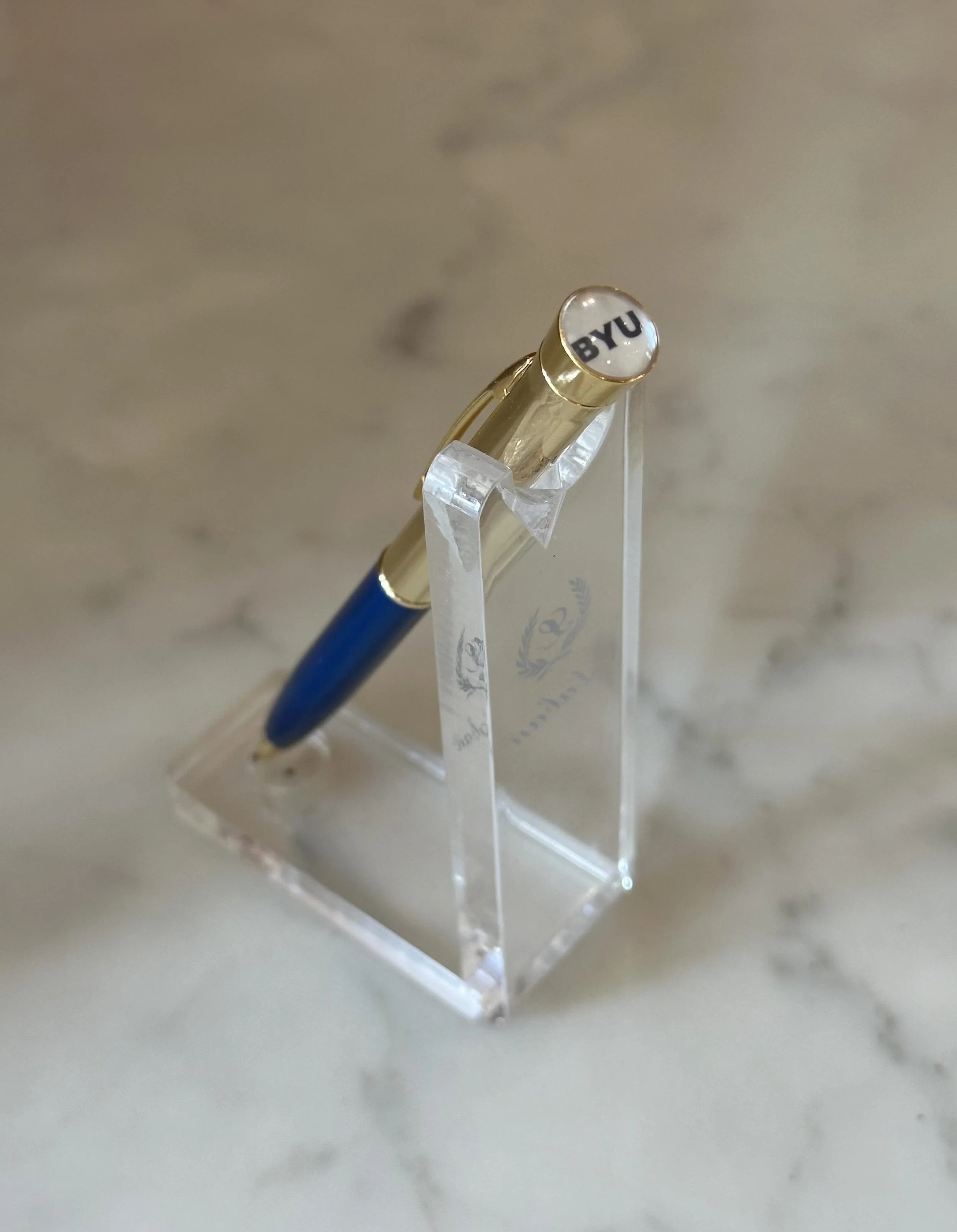 Custom Twist Pen with logo in cap