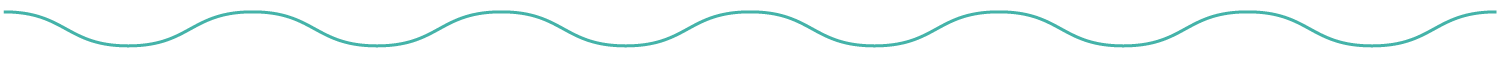 En vågig turkos linje på en svart bakgrund.
