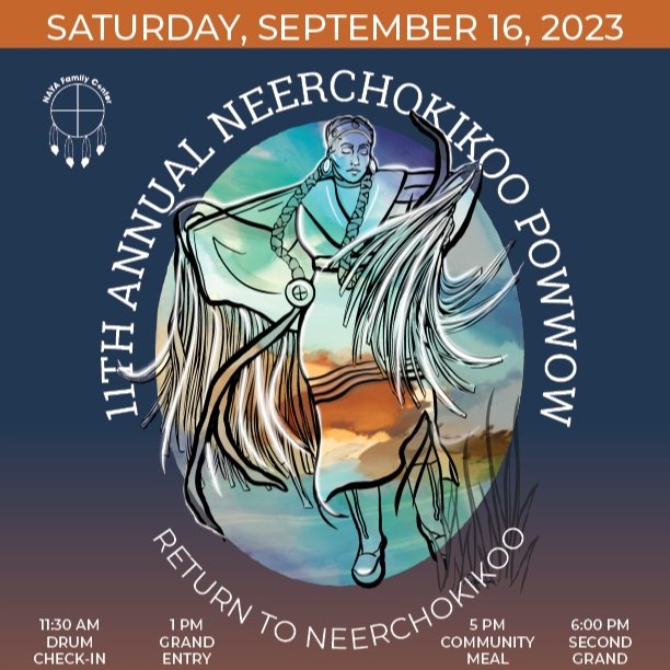 Native Youth and Family Center, Portland, Art for marketing and t-shirts, 2023