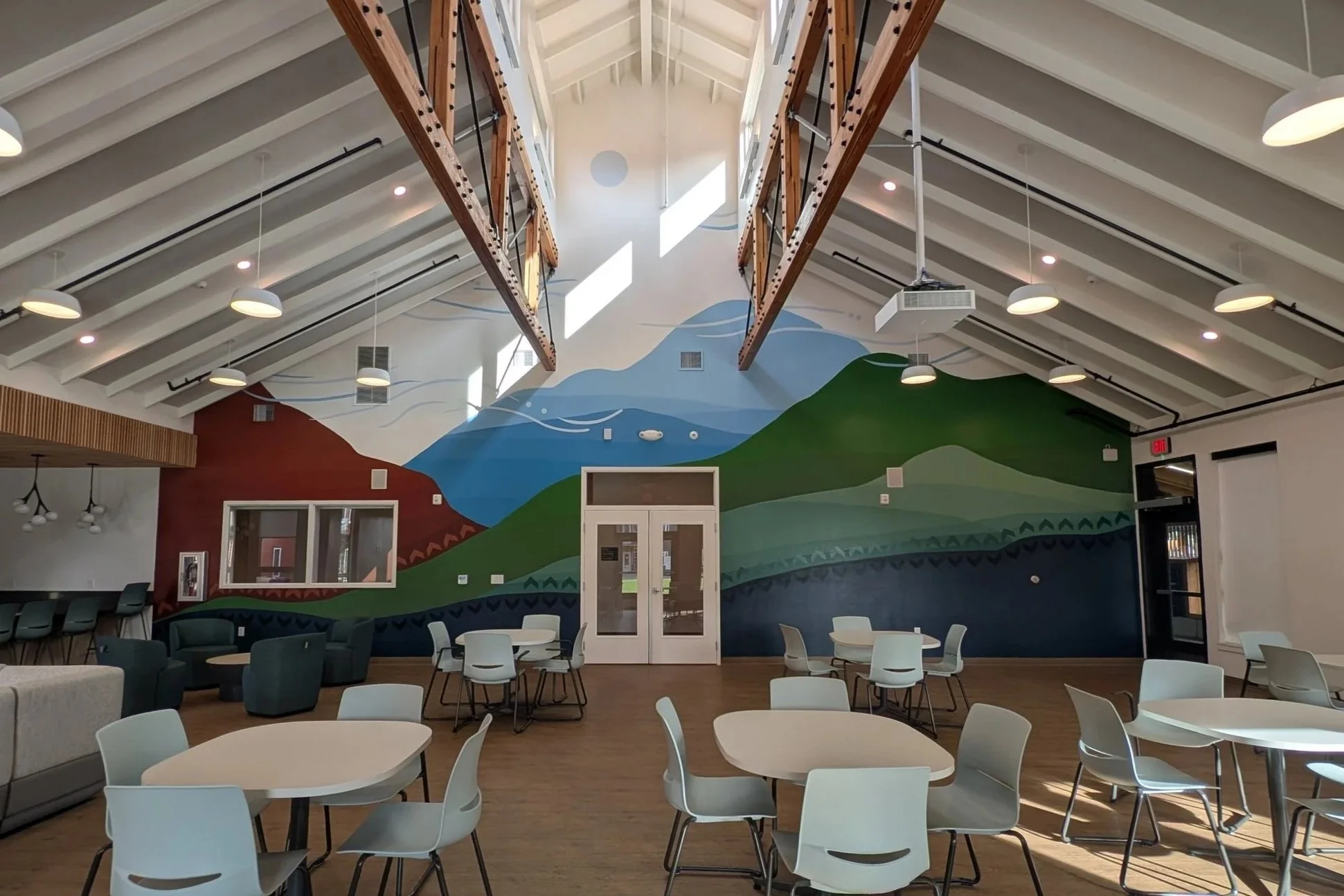 Stratus Village Mural, McMinnville Oregon, 2025